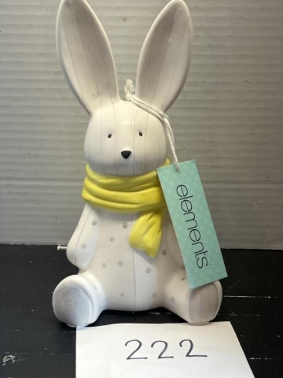 Elements ceramic bunny decor