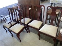 6 cherry donning room chairs