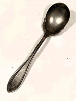 coin silver plated spoon