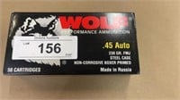 Wolf Performance Ammunition .45 Auto 230 Grain-