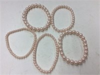 Pink Pearl Bracelets