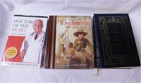 3 books: The Adventures of Tom Sawyer -