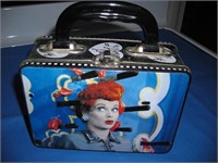 Vintage I Love Lucy Tin Metal Tote Lunchbox