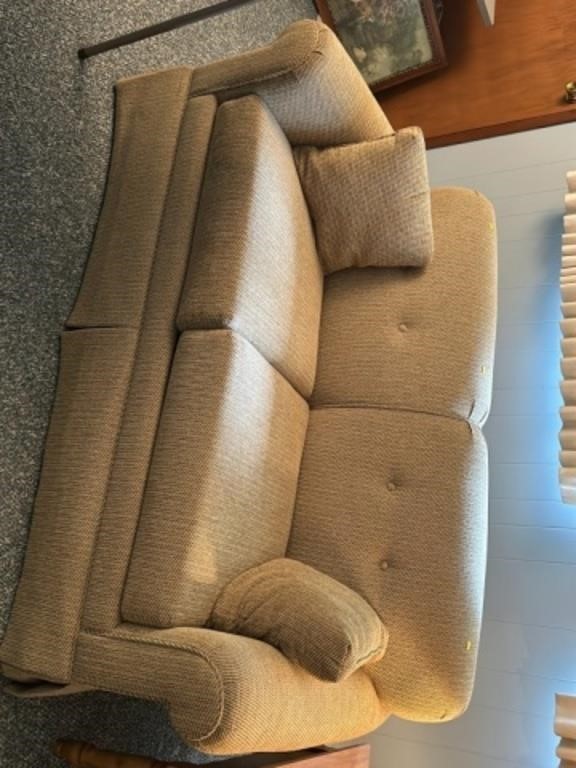Loveseat with sofa bed