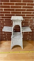 Wicker 3 Tier plant stand 38 inches tall