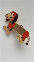 Toy Story Slinky Dog pin 2 inches long. New