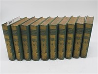 10 VOL SET HISTORICAL TALES, 1908 GREEN C MORRIS