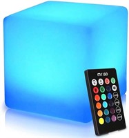 Mr.Go 16-inch Rechargeable LED Cube Chair Light