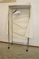 Portable Closet w/Canvass Cover on Wheels