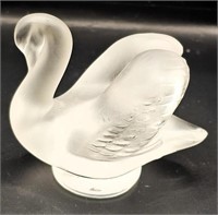 Lalique Swan- Signed