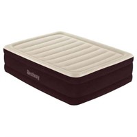 Bestway Maroon 20 Queen Air Mattress with Built-in