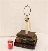 Lamp w/ Book Stack Base #2