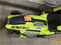 Ryobi 13 inch 11amp mower with bag WORKING