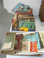 2 BOXES WITH LITTLE GOLDEN BOOKS, VINTAGE