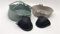 New Silicone Air Fryer Liners & Hot Mitts