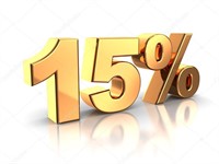 Buyer's Premium of 15%