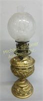 RUDOLPH DITMAR BRUNNER AG OIL LAMP WITH SHADE