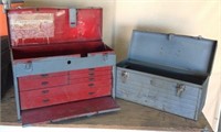 Craftsman and Kennedy metal toolbox