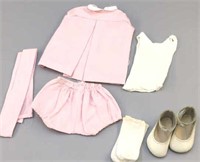 Sasha Original pink dress/leather shoes