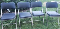 4- Samsonite Folding Chairs