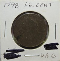 1798 large cent VG