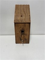 Wood Bird House 6x6x15