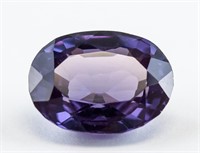 14ct Oval Cut Purple Natural Sapphire AGSL