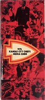 1974 Kansas City Chiefs Media guide. 4x9 inches