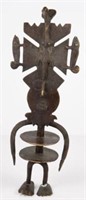 African Benin ? Bronze Abstract Figural Sculpture.