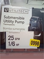 Submersible pump utility pump
