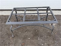 Metal patio table - no tiles for top