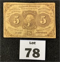 Five Cent Fractional Note