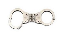 Smith & Wesson Nickel Model 300 Hinged Handcuffs