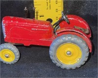 Dinky Toys red tractor