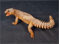 Taxidermied Armadillo Lizard, 9.75" Long