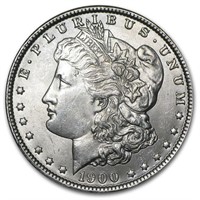 1900 Morgan Dollar Bu