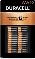 40-Pk Duracell CopperTop AAA Batteries