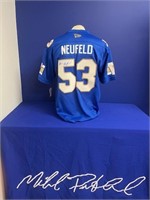 Authentic Neufeld Signed Bombers Jersey