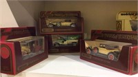 Set of 4 Matchbox cars models of yesteryear, like