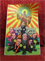 Original 1973 The Watergate Black light poster.