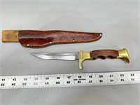 1950’s German Olson knife with leather sheath
