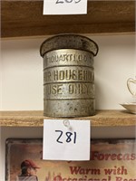 Antique Hot Oil Can