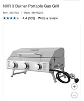 NXR 3 Burner Portable Gas Grill