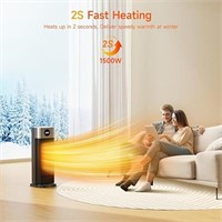 (P) Space Heater for Indoor Use, 1500W Fast Heatin