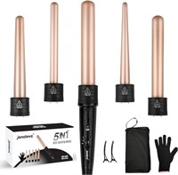 5-in-1 Curling Wand Set, Hair Curler with 5