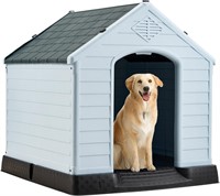 SIMFLAG Large Plastic Dog House Outdoor Indoor for