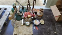 Vintage Lanterns; Bottle Capper / w Caps