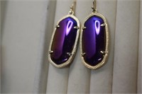 Kendra Scott Iridescent Purple Danielle Earrings