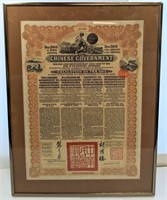 1913 Chinese Reorganization Gold Loan Bond