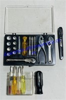 Pair of Small Tool Sets & Excto Knife